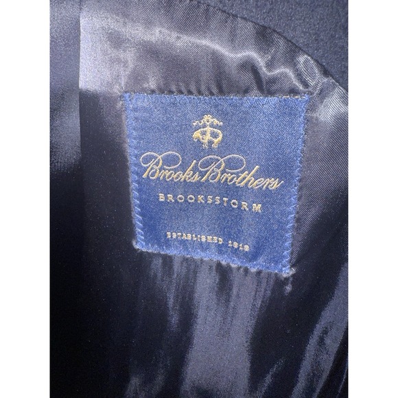 Brooks‎ Brothers Brookstorm Loro Piana Storm System Wool Town Coat Sz 54L $898 - Picture 7 of 10